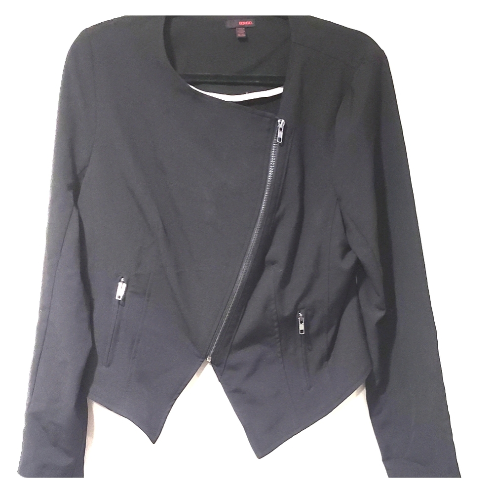 Zip Up Half Jacket